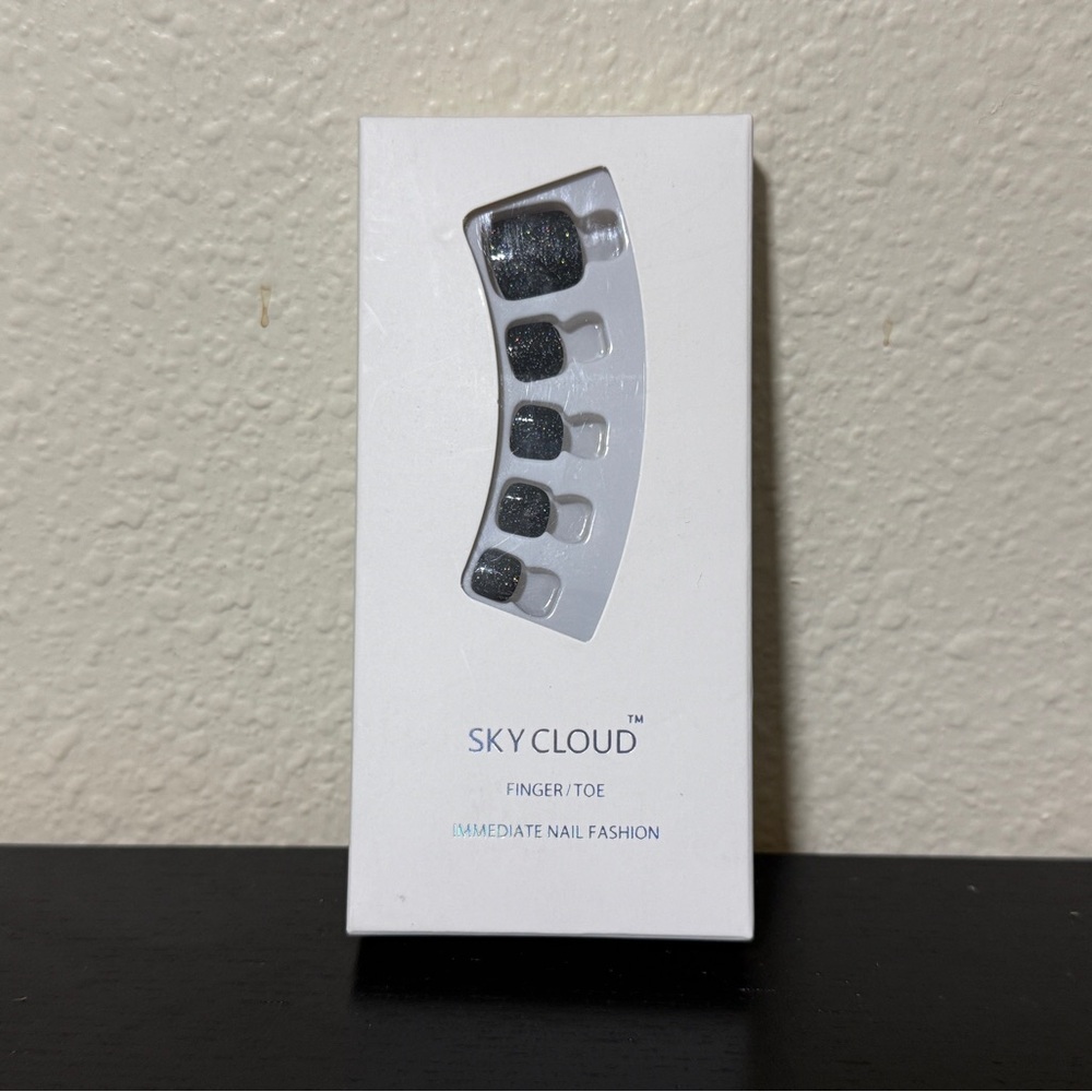 Sky Cloud Glitter Nail Set